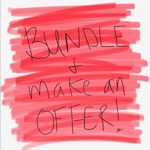 I accept reasonable offers!